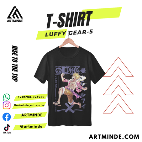 T-SHIRT ONE PIECE (LUFFY GEAR 5)