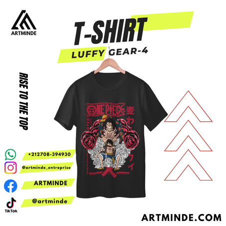 T-SHIRT ONE PIECE (LUFFY GEAR 4)