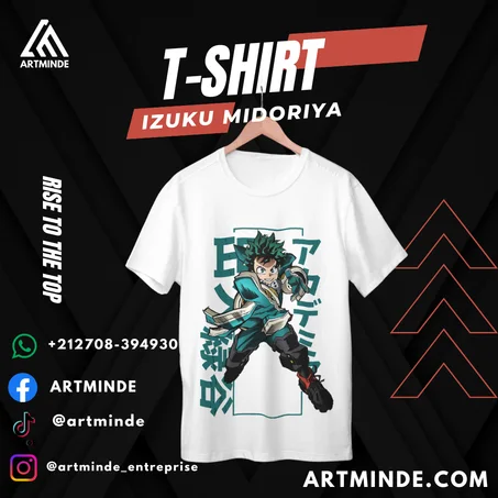 T-SHIRT BOKONO HERO (MIDORIYA)