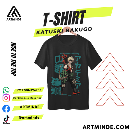 T-SHIRT BOKONO HERO (KATUSKI BAKUGO)