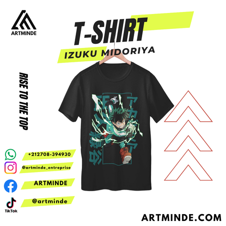 T-SHIRT BOKONO HERO (MIDORIYA)