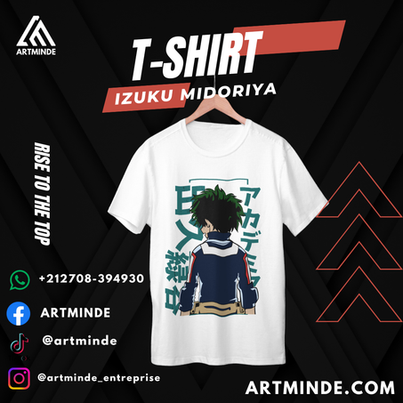 T-SHIRT BOKONO HERO (MIDORIYA)
