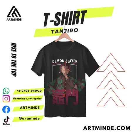 T-SHIRT DEAMON SLAYER (TANJIRO).