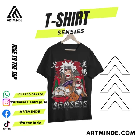 T-SHIRT NARUTO (SENSIES)