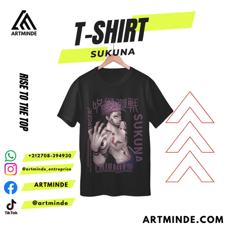 T-SHIRT JUJUTSU KAISEN  (SUKUNA).