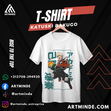 T-SHIRT BOKONO HERO (KATUSKI BAKUGO)