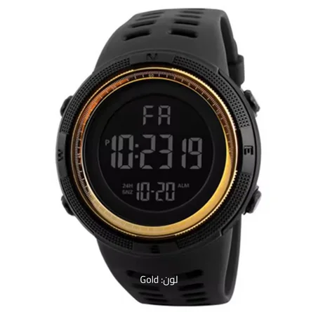 ساعة إلكترونية للرجال ساعات رياضية عسكرية مضيئة متعددة الوظائف LED ساعة يد رقمية للرجال والأطفال والأولاد والطلاب في سن المراهقة