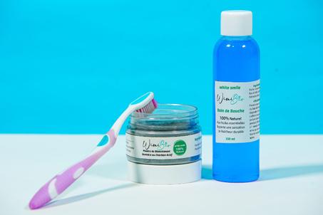 مجموعة تبييض الأسنان