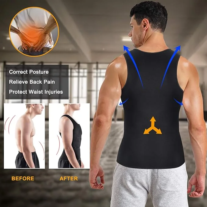 مشد البطن والظهر الحراري للتنحيف وحرق الدهون للرجال و نساء