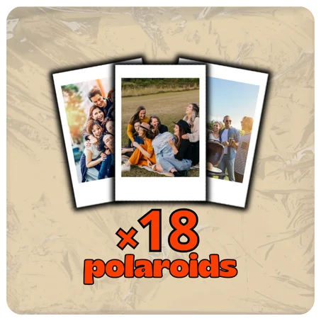 - 18 - × Polaroids pictures