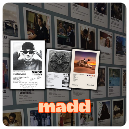 3 × Posters Madd