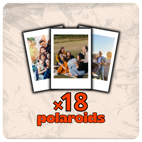 - 18 - × Polaroids pictures