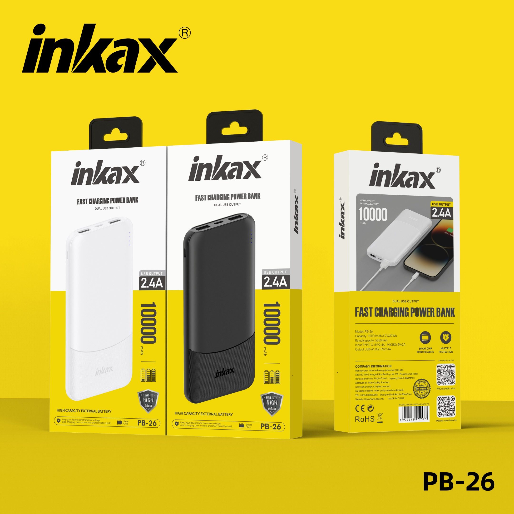 Power bank inkax original 10000mah