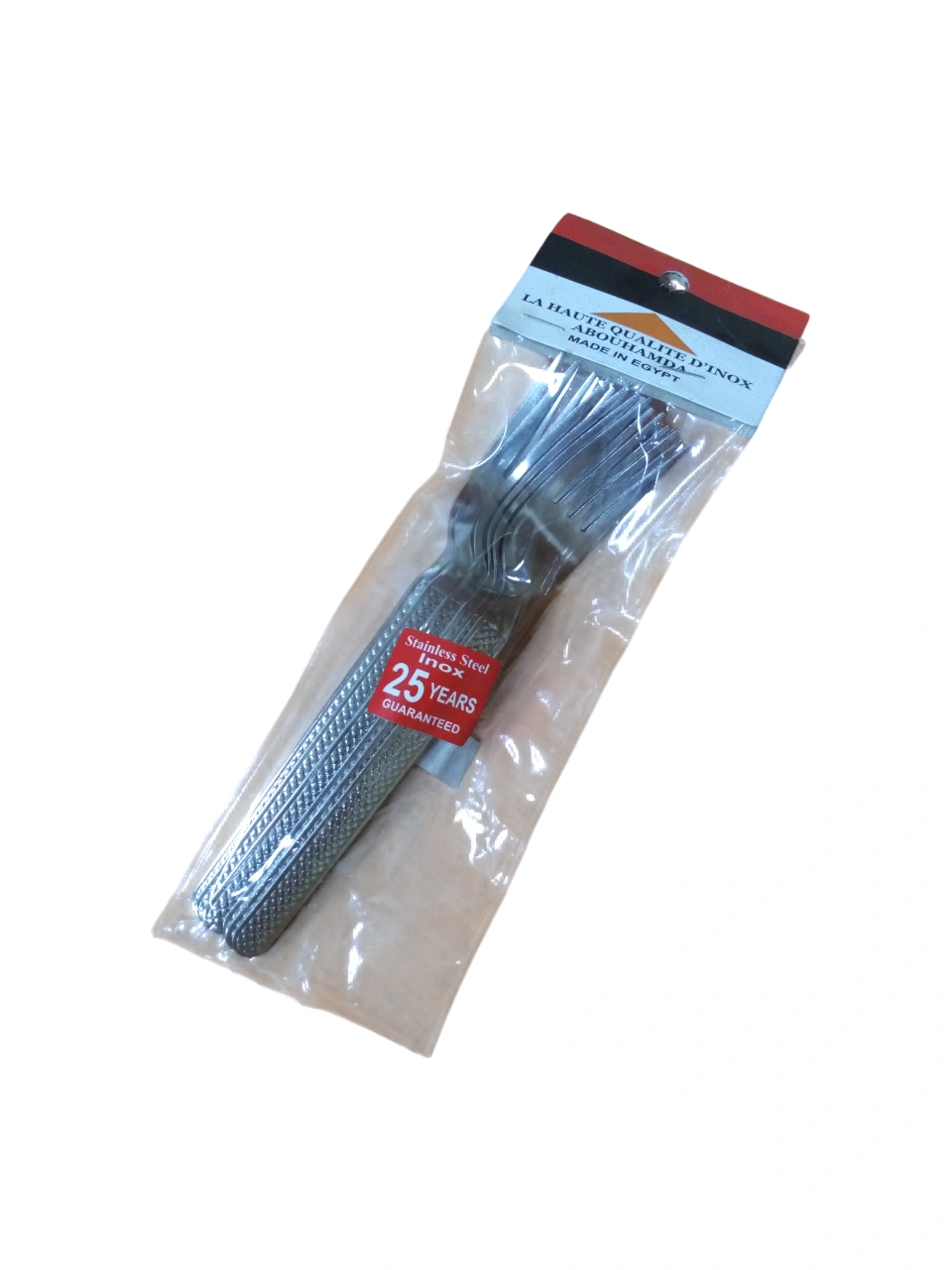 🍴 مجموعة شوك ستانلس ستيل -كبير1 - 6 قطعة