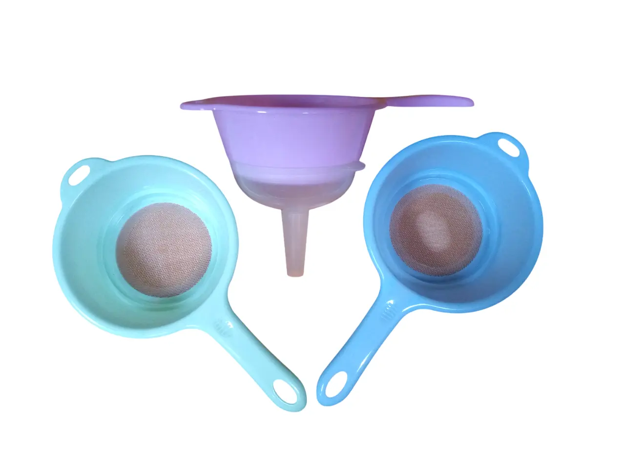 مصافي مطبخ ملونة قابلة للفك