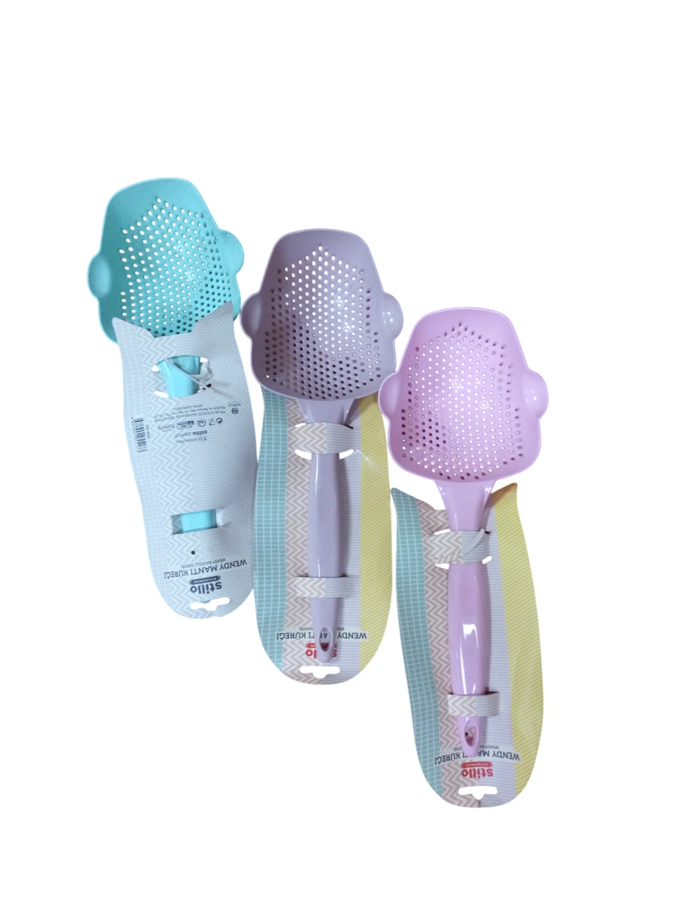 مغرفة بلاستيكية مثقبة عملية للتصفية