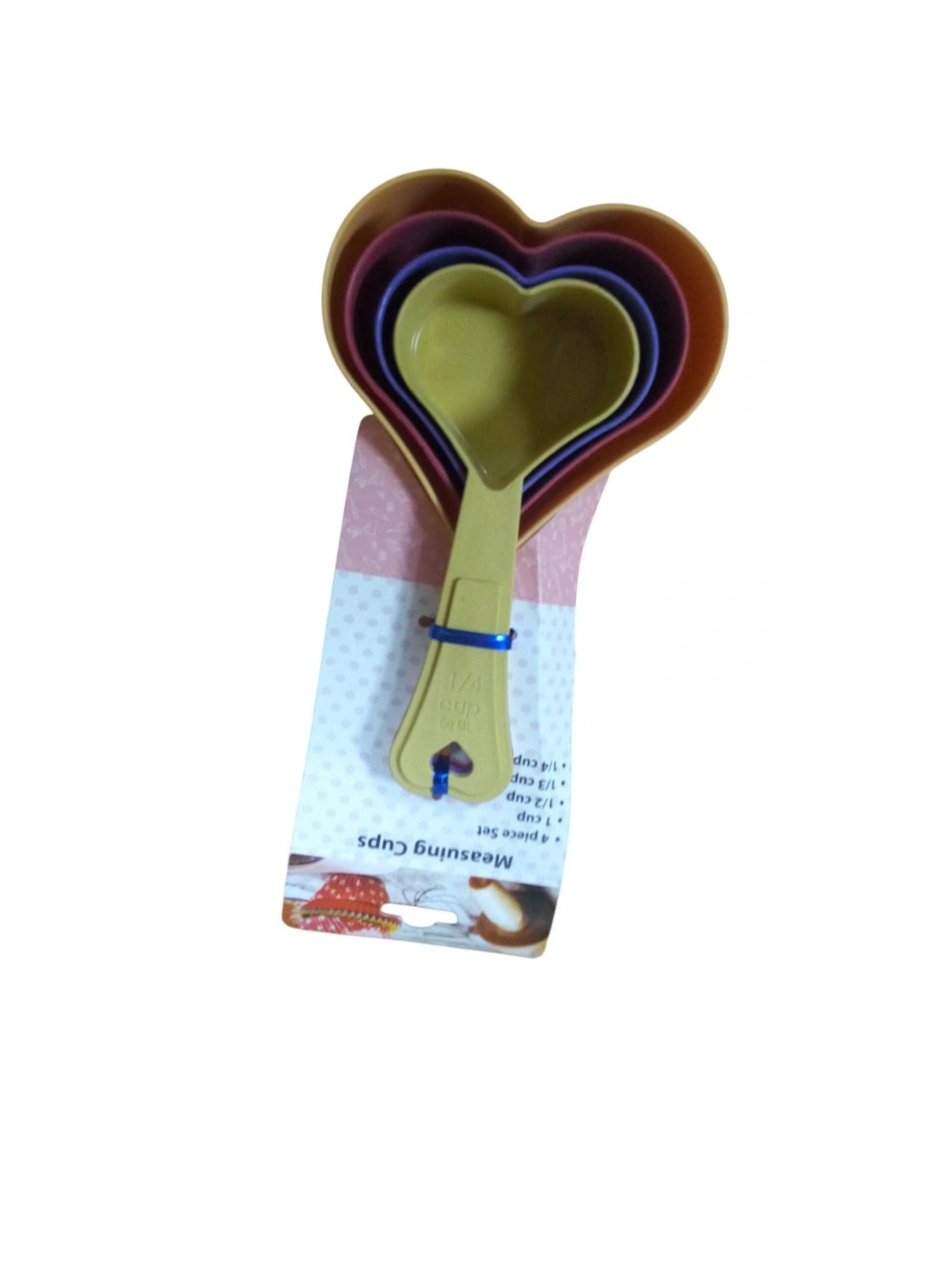 ❤️ عبارات قياس بلاستيكية أنيقة بشكل قلب