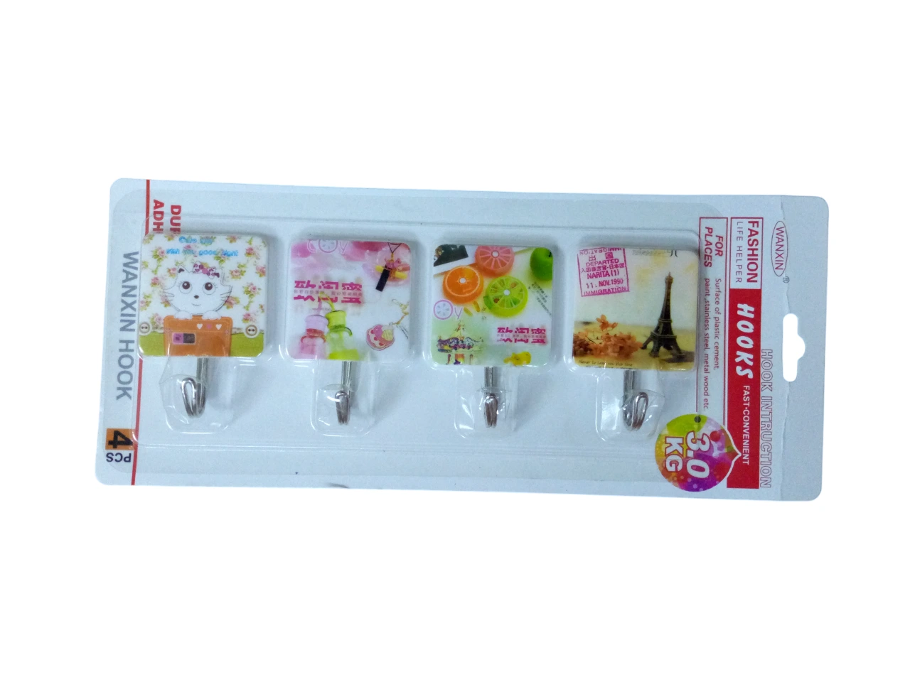 خطافات لاصقة متعددة الاستعمالات بتصميم عصري " WANXIN "