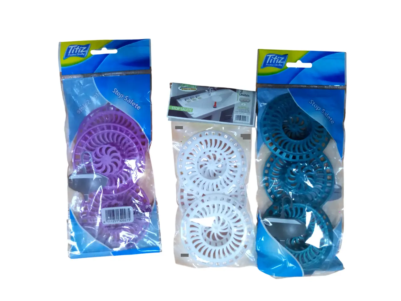 🚿 مصفاة صرف صحية متعددة الألوان من " Titiz "