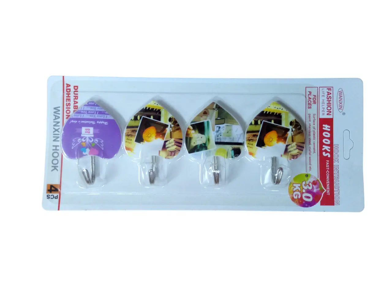 خطافات لاصقة متعددة الاستعمالات بتصميم عصري 