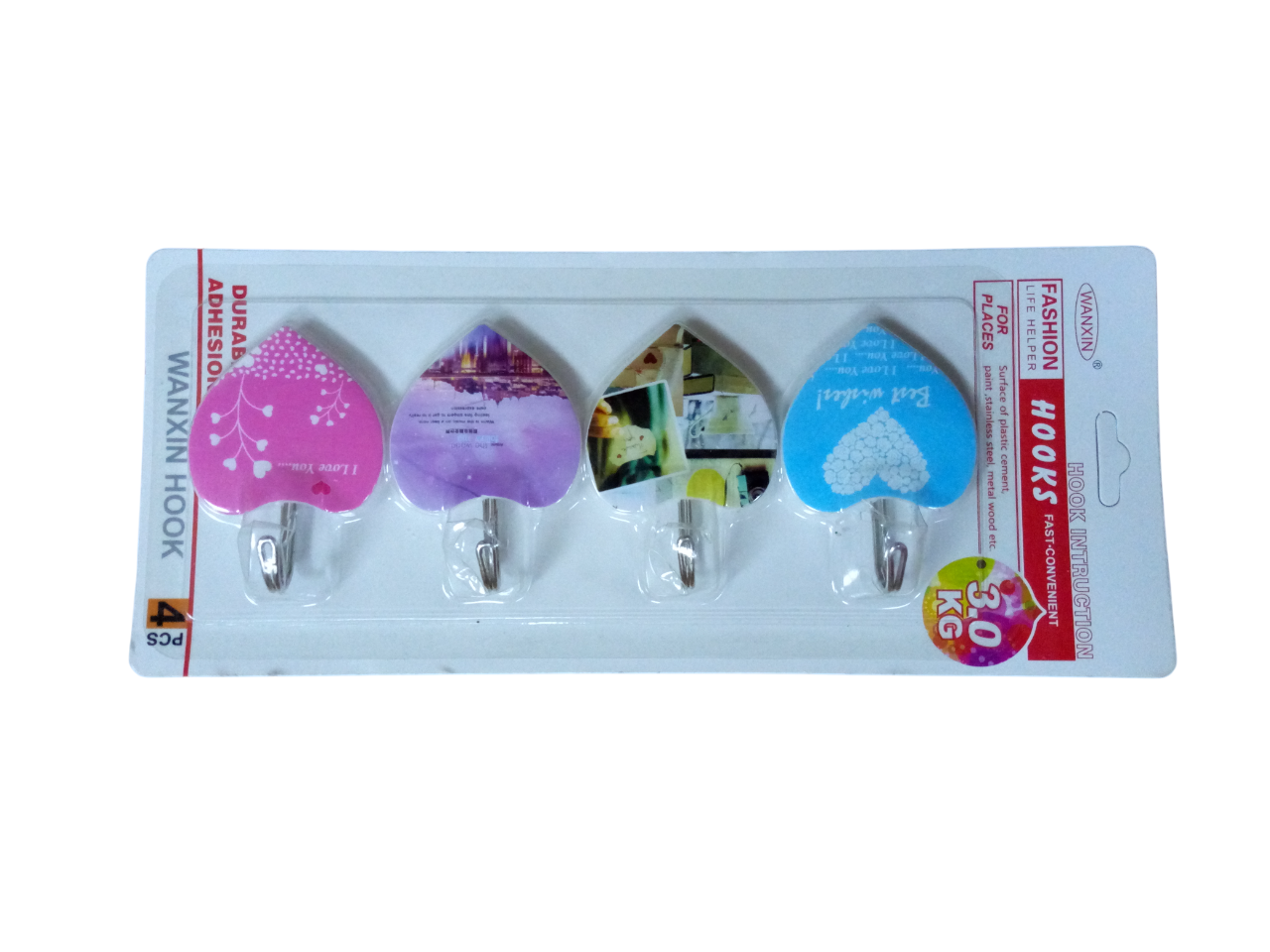 خطافات لاصقة متعددة الاستعمالات بتصميم عصري 