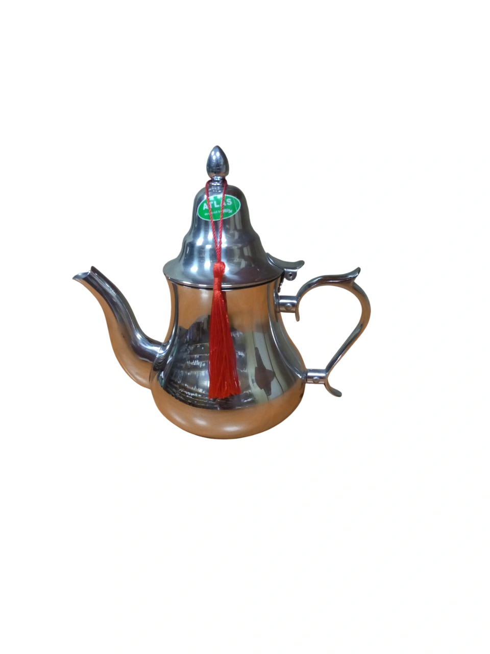 ☕ برّاد شاي مغربي تقليدي من الستانلس ستيل – تصميم أنيق وأصيل