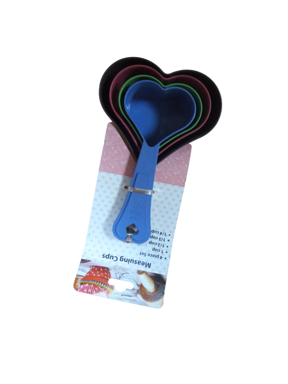 ❤️ عبارات قياس بلاستيكية أنيقة بشكل قلب