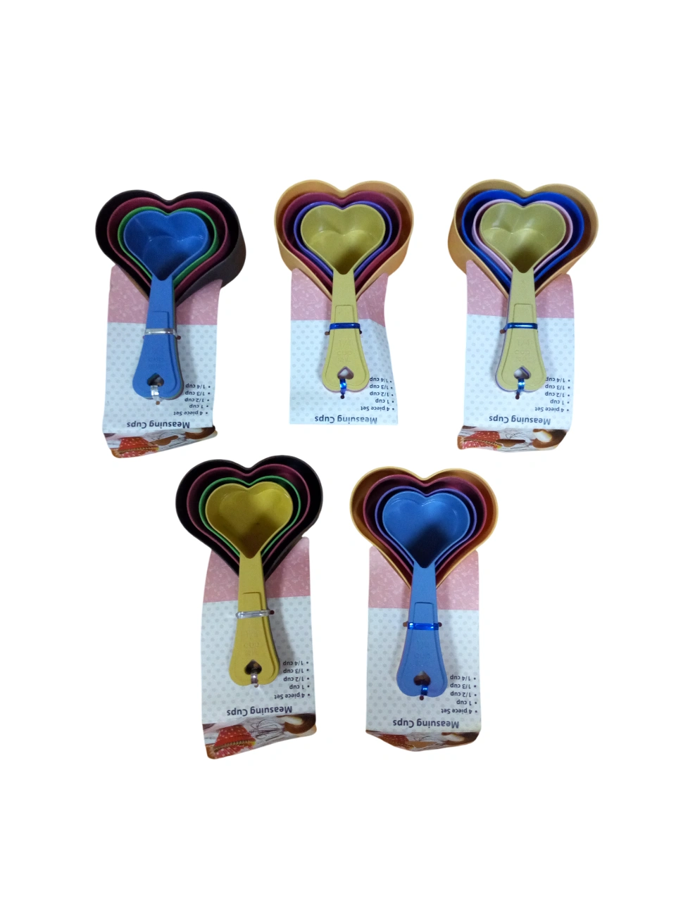 ❤️ عبارات قياس بلاستيكية أنيقة بشكل قلب