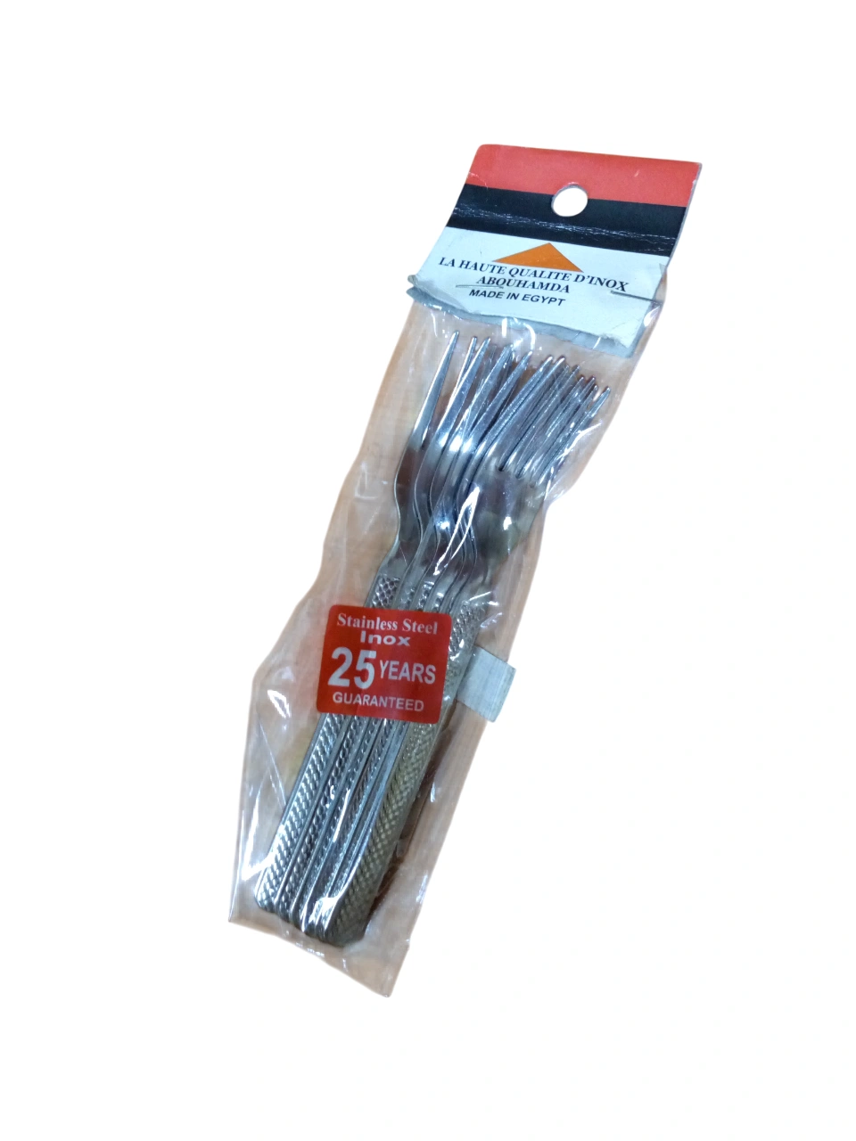 🍴 مجموعة شوك ستانلس ستيل  - 6 قطعة - (صغير1)