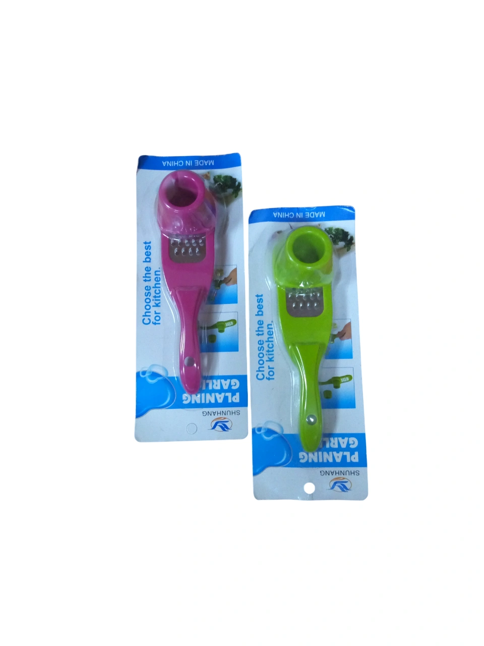 مبشرة ثوم عملية بمقبض مريح