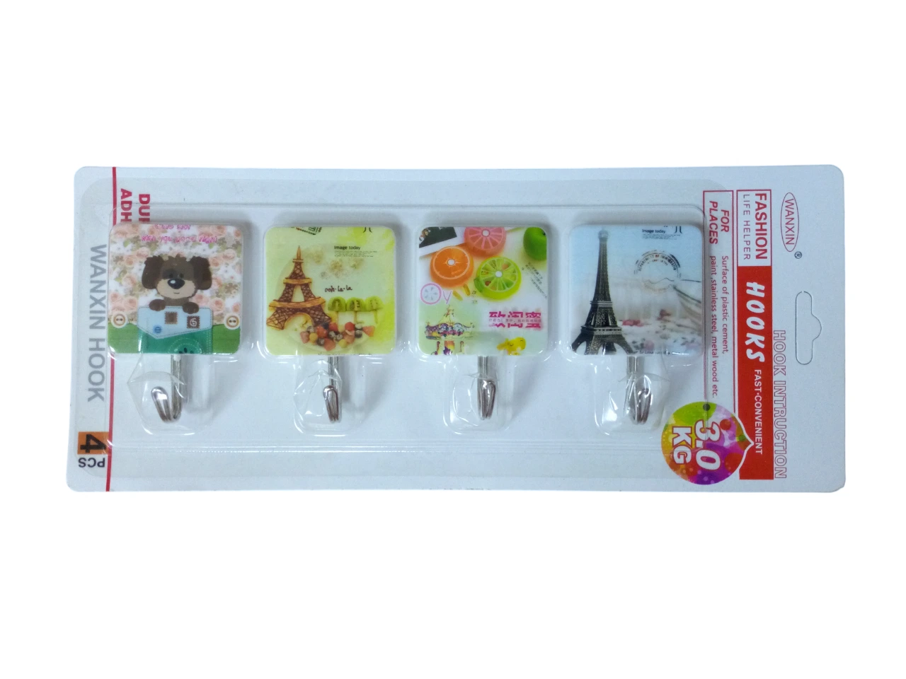 خطافات لاصقة متعددة الاستعمالات بتصميم عصري 