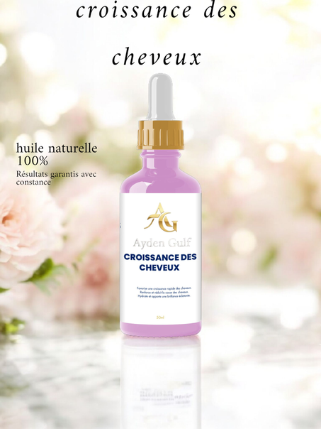 Huile pour la croissance des cheveux