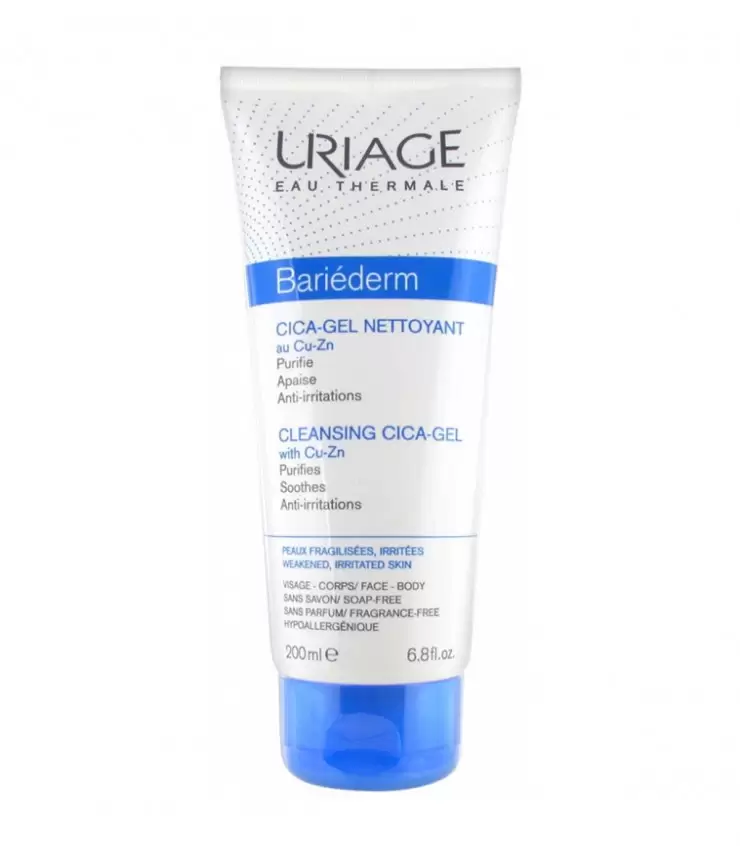 URIAGE BARIÉDERM CICA-GEL NETTOYANT AU CU-ZN 200 ML