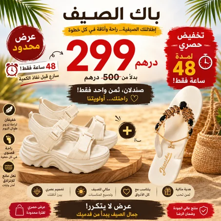 ساندال الأناقة والرفاهية