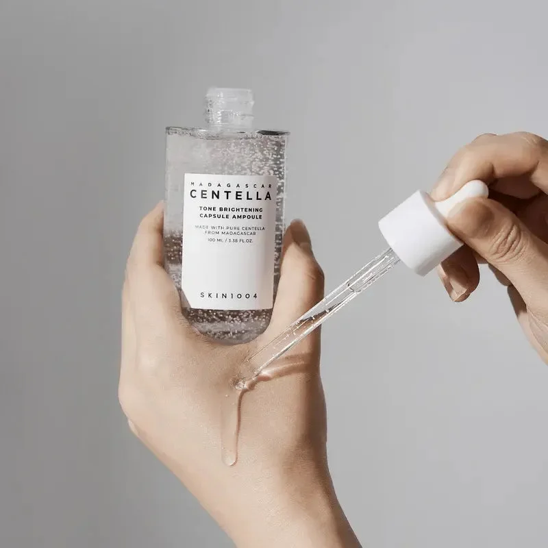 SKIN1004 MADAGASCAR CENTELLA TONE BRIGHTENING CAPSULE AMPOULE. أمبولة SKIN1004 مدغشقر سنتيلا تون لتفتيح البشرة