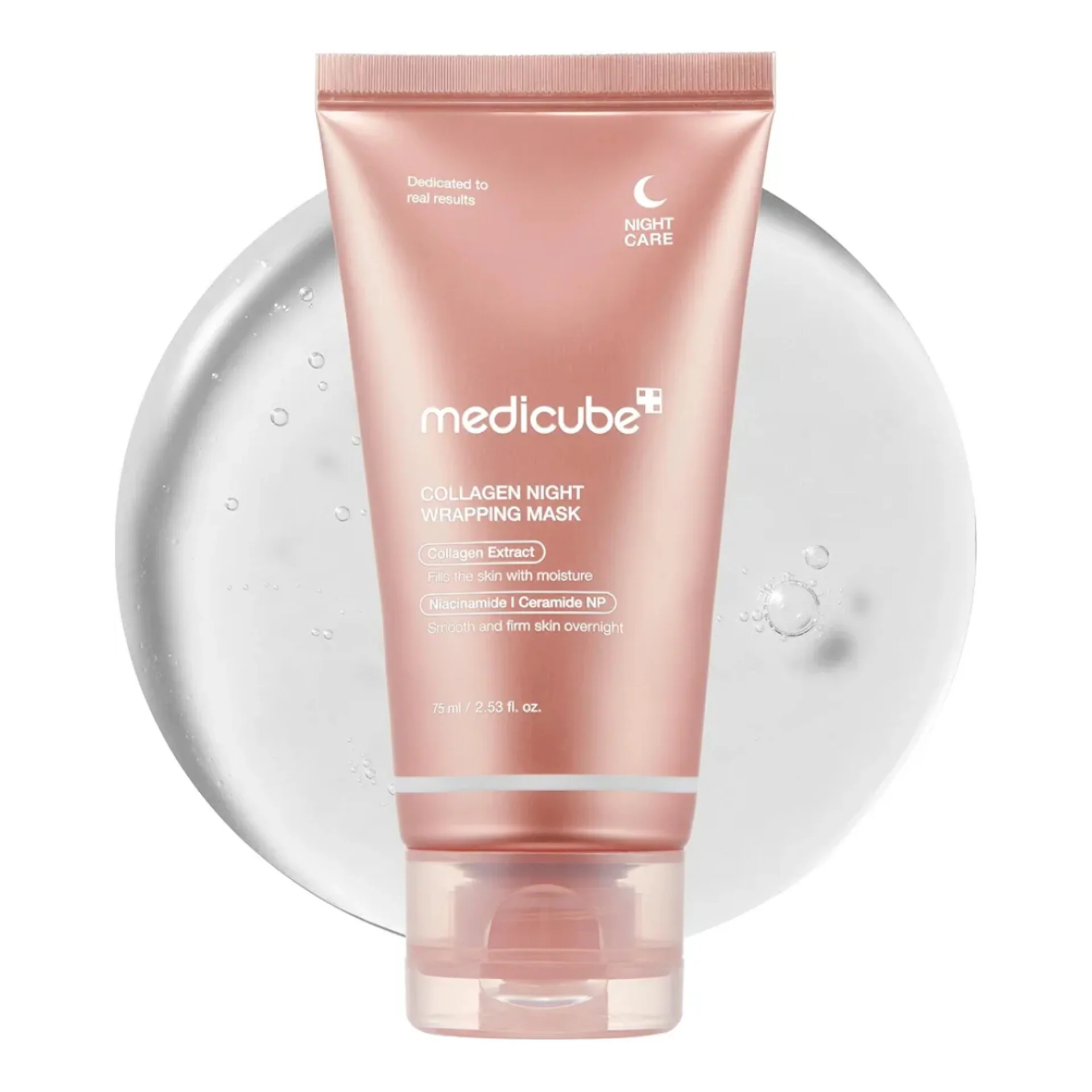 MEDICUBE COLLAGEN NIGHT WRAPPING MASK 75ML  قناع التفاف الليلي للكولاجين من ميديكوب