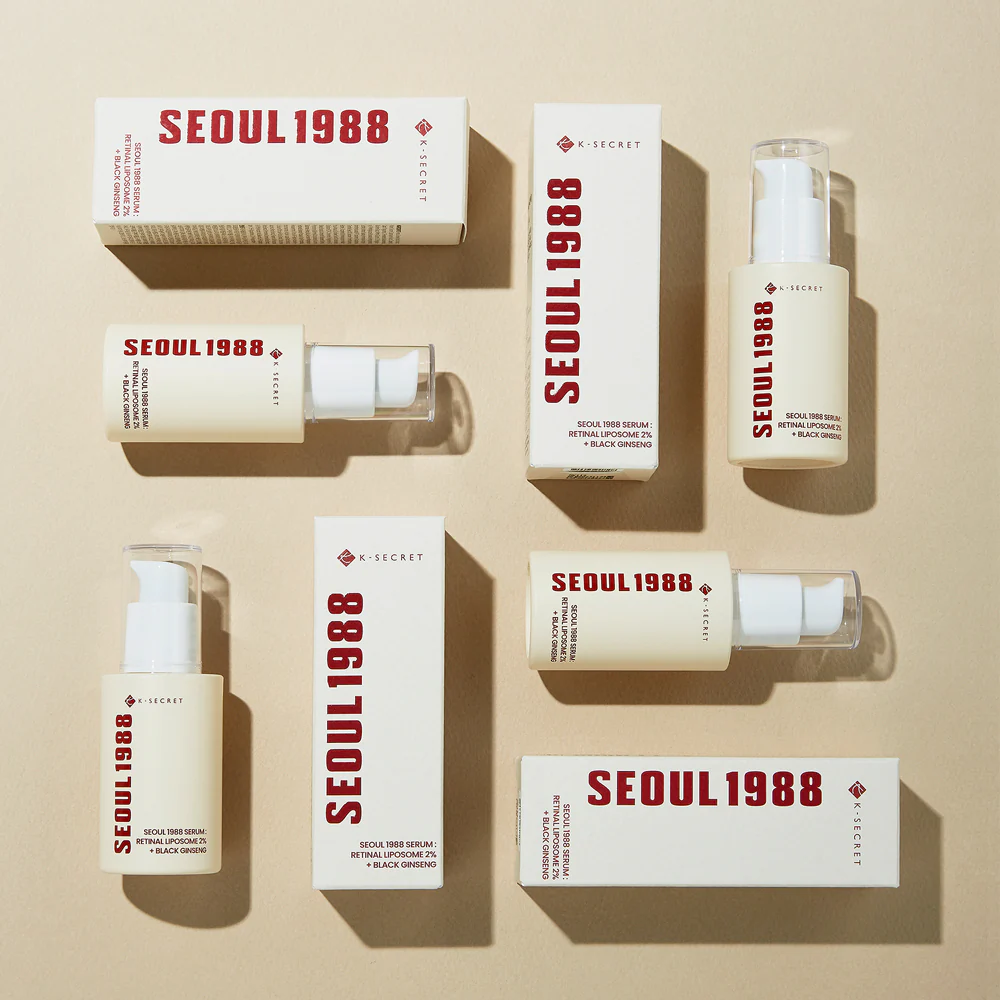 K-SECRET SEOUL 1988 SERUM : RETINAL LIPOSOME 2% + BLACK GINSENG 30ML. سيروم كي سيكريت سيول 1988: ليبوسوم شبكي 2