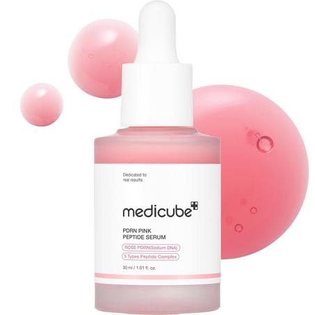 MEDICUBE PDRN PINK PEPTIDE SERUM 30ML مصل الببتيد الوردي ميديكوب PDRN