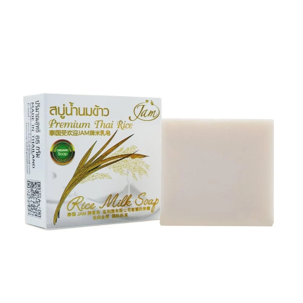 صابون الأرز بالحليب التايلاندي الفاخر - jam rice milk soap