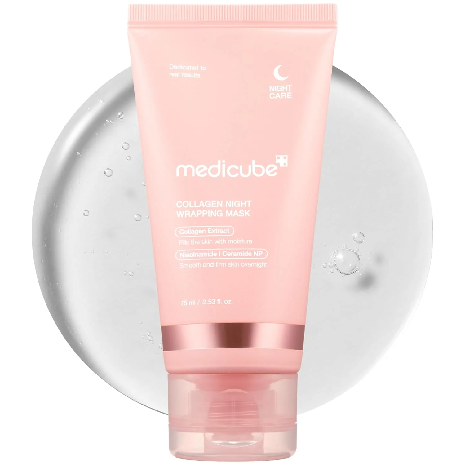 MEDICUBE COLLAGEN NIGHT WRAPPING MASK 75ML  قناع التفاف الليلي للكولاجين من ميديكوب