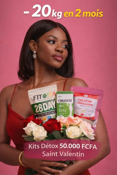 KIT DETOX SAINT VALENTIN ( - 20 KILOS en 2 mois)