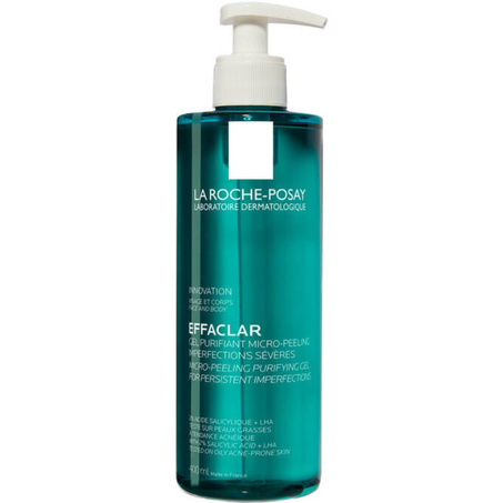 La Roche-Posay Effaclar Gel Purifiant Micro-Peeling Peau Grasse Acnéique | 400ml