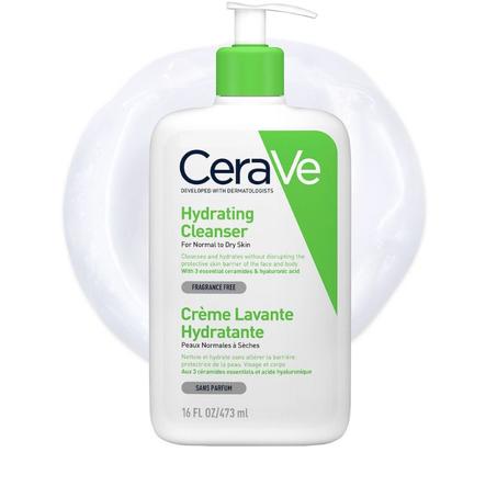 CeraVe Crème Lavante Hydratante Peau Normale à Sèche | 473ml