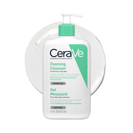CeraVe Gel Moussant Nettoyant Peau Normale à Grasse | 473ml