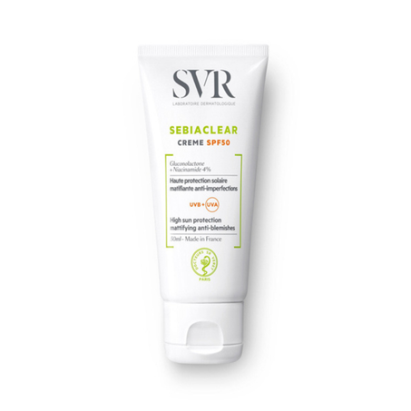 Lightbox SVR SEBIACLEAR Crème SPF50 40ML