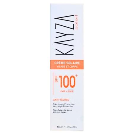 Kayza Soleil Crème Solaire Anti-Taches Spf100+ – 50ml