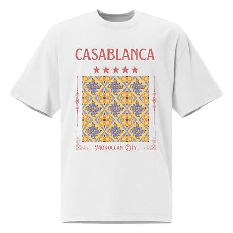 t-shirt CASABLANCA Morocco avec design personnalisé