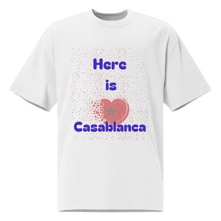 t-shirt here is casablanca