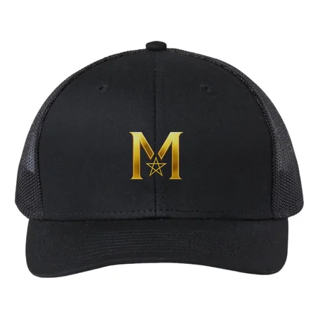 Casquette Maroc Premium – Logo M Étoile Doré | Style Minimaliste & Moderne