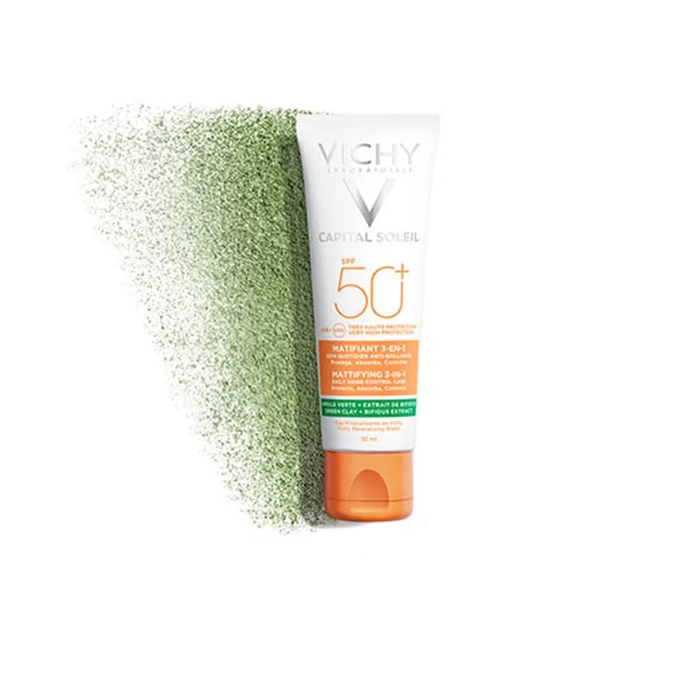 VICHY – Capital Soleil Matifiant 3en1 Anti-Brillance SPF50+ – 50ml